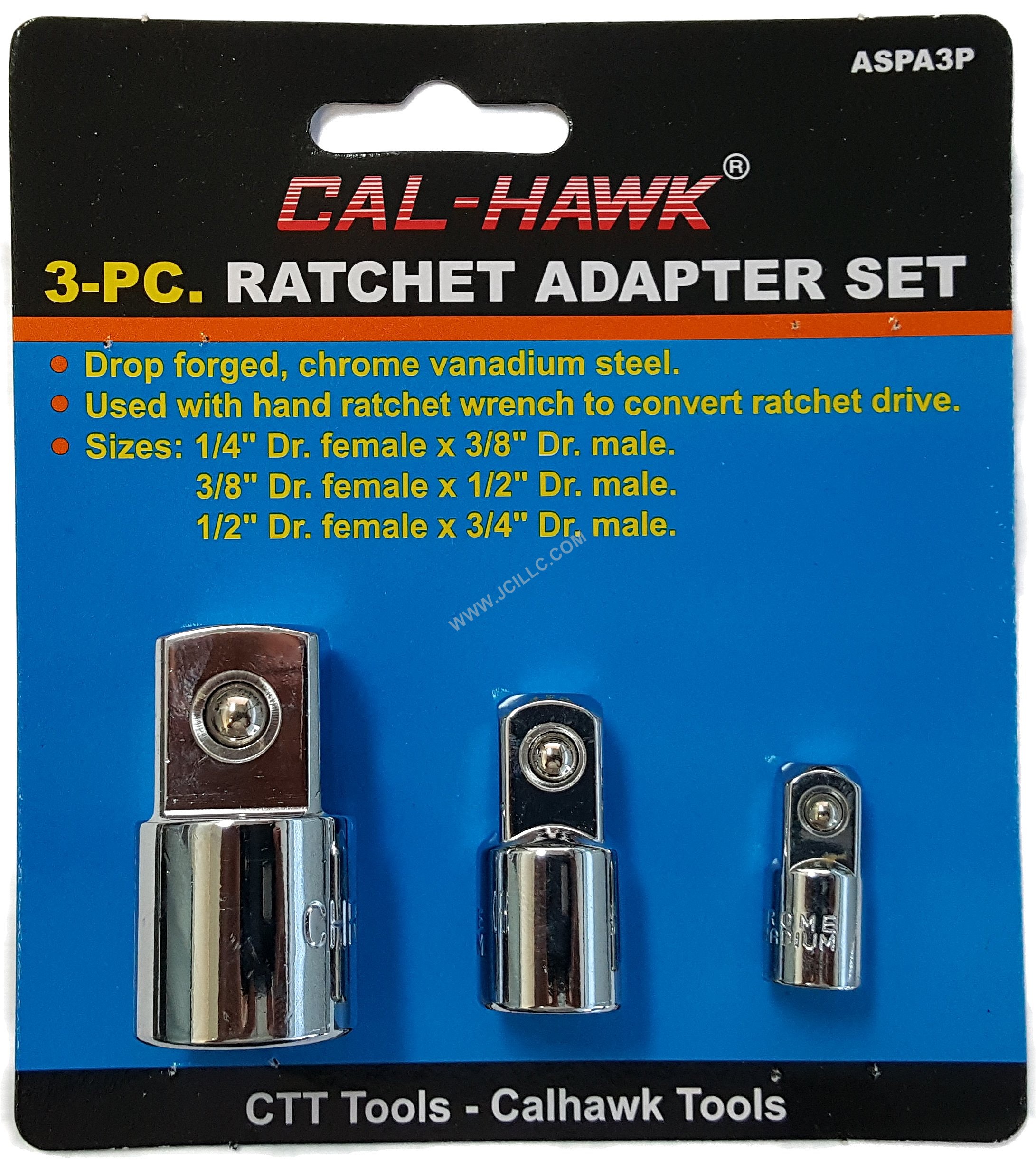 3PC RATCHET ADAPTER SET, Tools Sockets Adapters , wholesale tools at ...