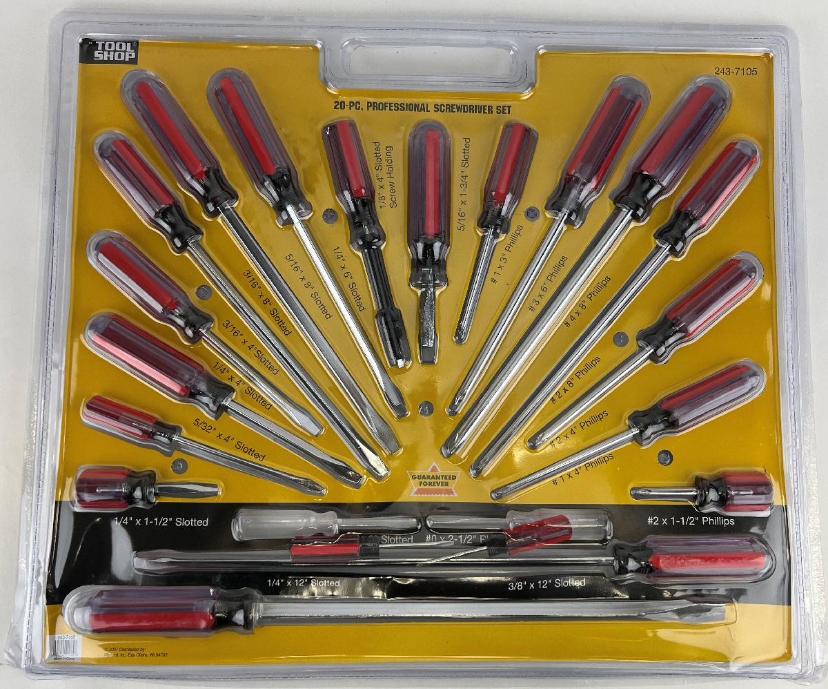 20PC SCREWDRIVER SET, Tools Screwdrivers Sets , wholesale tools at