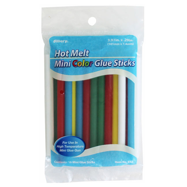 HOT GLUE STICKS - MINI - COLORED, General Merchandise Arts & Crafts Sewing  , wholesale tools at