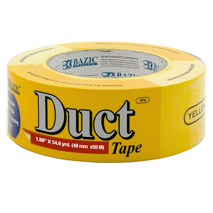 BAZIC DUCT TAPE 2"X60YD YELL