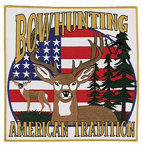 12 INCH  PATCH - BOWHUNTING