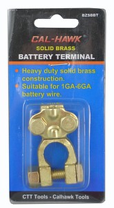 SOLID BRASS BATTERY TERMINAL