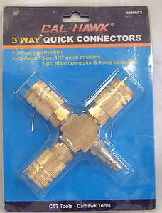 3 WAY QUICK CONNECTORS