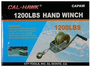 HAND WINCH 1200LB-CABLE
