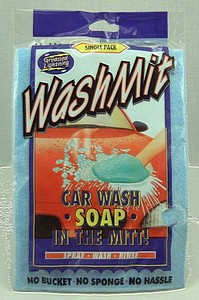  CLOSEOUT WASH MITT WITH SOAP