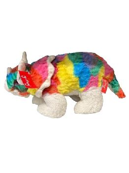 TIE DYE PLUSH TRICERATOPS - 16.5"