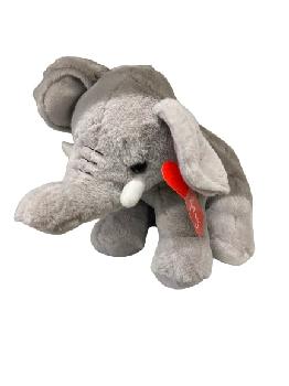 PLUSH JUNGLE ANIMAL - ELEPHANT - 11.5"