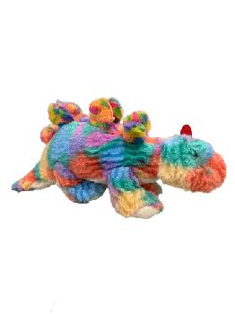 TIE DYE PLUSH STEGASAURUS - 16.5"