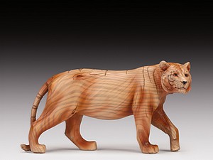 WOOD LIKE CARVING TIGER